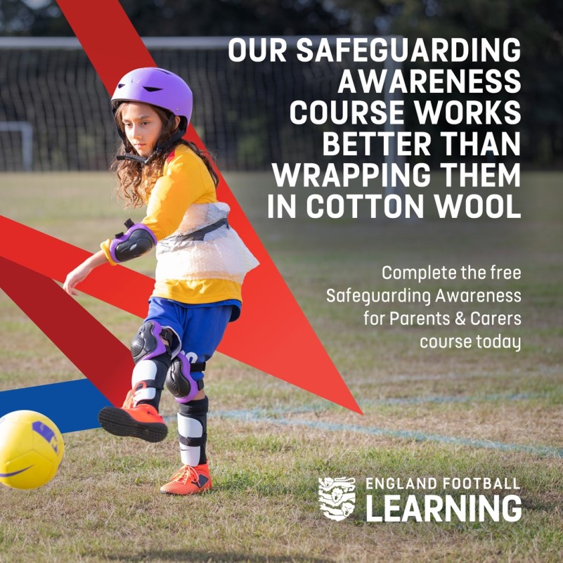 Stopsley United Football Club, Free Safe Guarding for Parents & Carers Course from the FA
